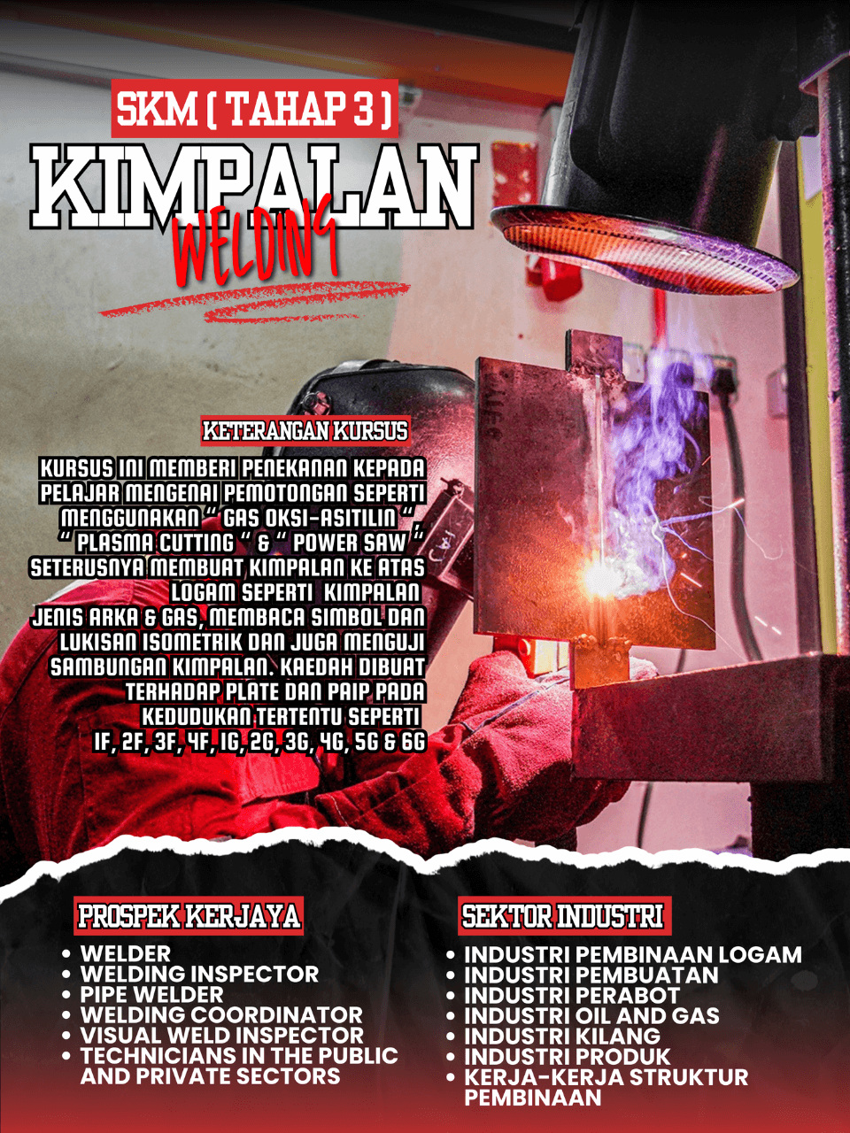 11 kursus jptn skm dkm welding