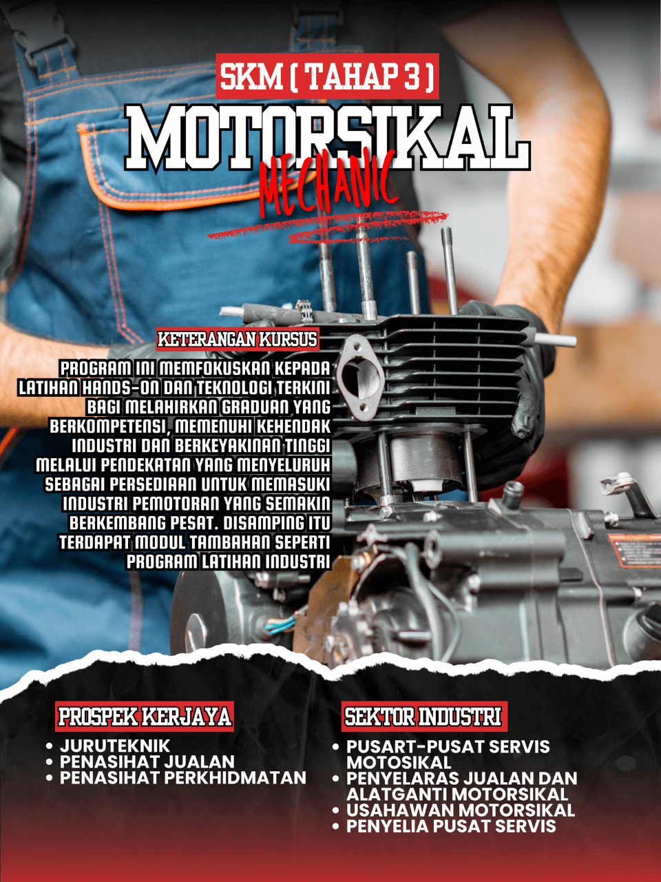 13 kursus jptn skm dkm motorsikal