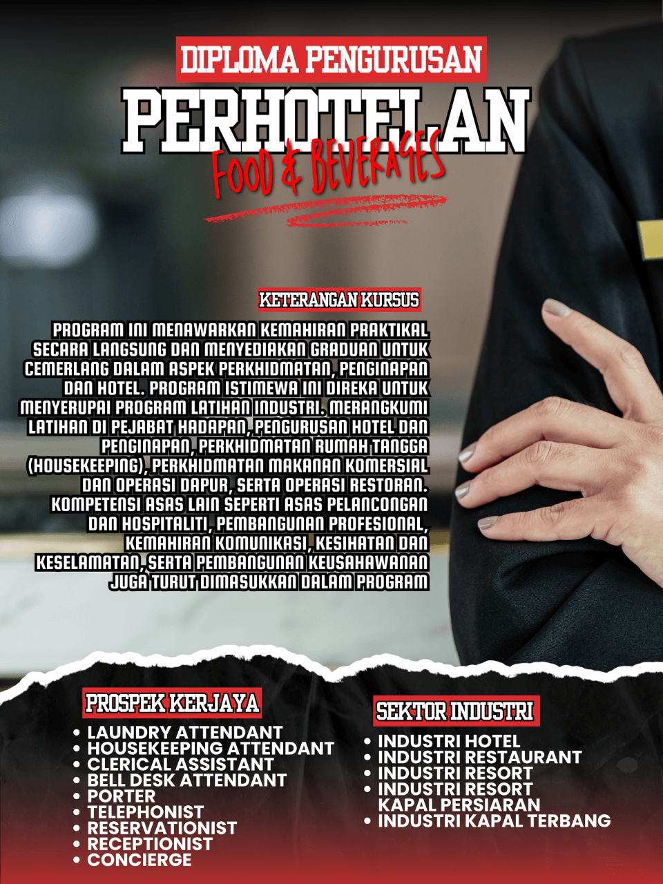5 kursus jptn skm dkm diploma hotel